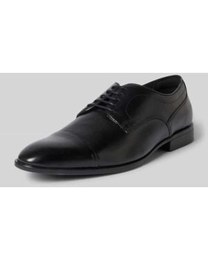 Geox Schnürschuhe aus echtem Leder Modell 'Thalos' - Schwarz