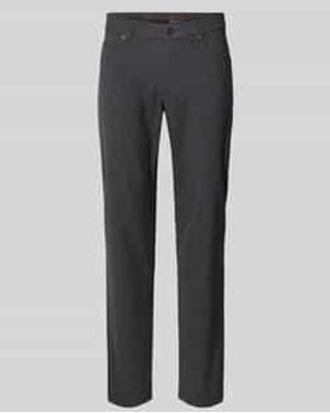 Christian Berg Men Regular Fit Broek Met Steekzakken - Grijs