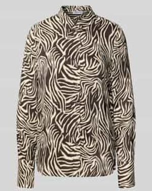 MORE&MORE Overhemdblouse Met Knoopsluiting - Grijs