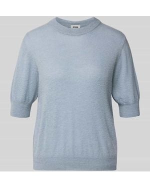 DRYKORN Strickpullover aus Alpaka-Mix Modell 'SANIDY' - Blau