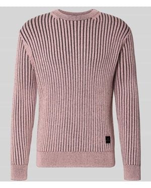 Paul Smith Strickpullover mit Label-Detail - Pink