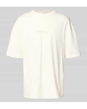 PEGADOR Oversized T-shirt Met Labelprint - Wit
