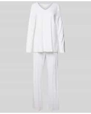 Hanro Pyjama's - Wit
