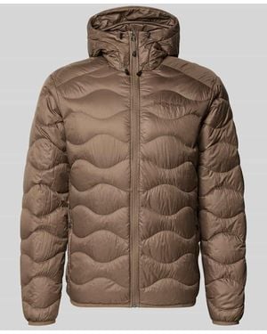 Peak Performance Regular Fit Jacke mit Logo-Stitching Modell 'Helium' - Braun
