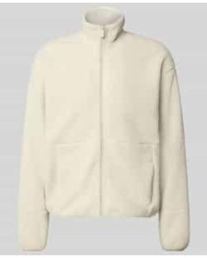JAKE*S STUDIO MEN Sweatjack Met Ritssluiting - Naturel