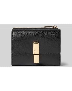 Furla Portemmonaie und Kartenetui im Set aus Leder Modell 'IRIDE' - Schwarz