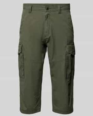 S.oliver Relaxed Fit Bermuda Van Katoenmix - Groen