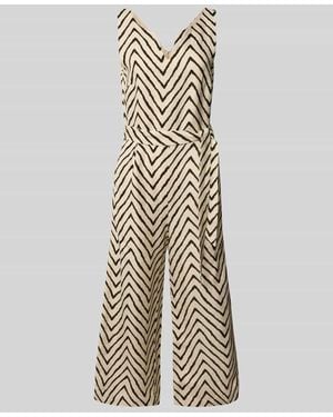 Tom Tailor Regular Fit Jumpsuit aus Leinen-Viskose-Mix - Mettallic