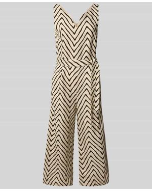 Tom Tailor Regular Fit Jumpsuit aus Leinen-Viskose-Mix - Mettallic