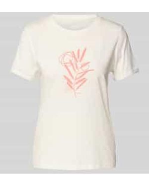 Tom Tailor Regular Fit T-shirt Van Puur Katoen - Naturel
