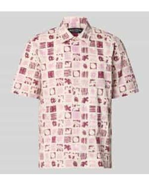 Marc O' Polo Regular Fit Vrijetijdsoverhemd Van Puur Katoen - Roze