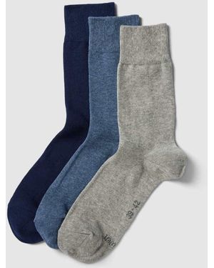 S.oliver Socken Mit Stretch-Anteil Im 3Er-Pack - Blau