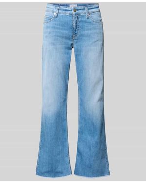 Cambio Bootcut-Jeans aus Baumwoll-Mix Modell 'FRANCESCA' - Blau