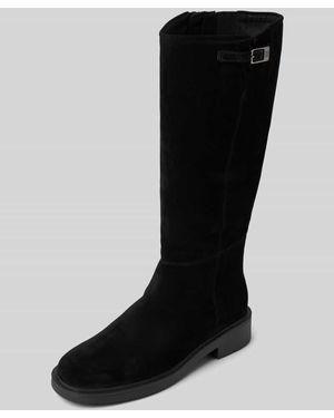 Högl Stiefel aus echtem Leder Modell 'Suede' - Schwarz