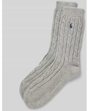 Polo Ralph Lauren Socken mit Label-Stitching - Grau