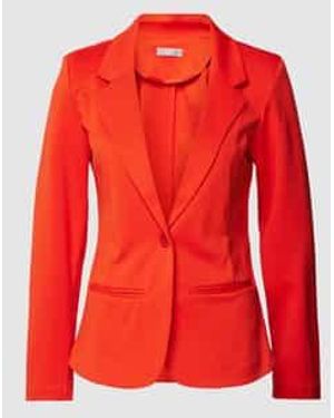 Fransa Blazer Met Paspelzakken - Rood