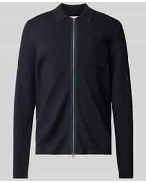 Samsøe & Samsøe Cardigan Met Tweewegsritssluiting - Blauw
