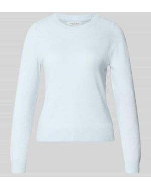 Christian Berg Women Slim Fit Strickpullover aus reinem Kaschmir - Weiß