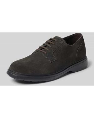 Geox Schnürschuhe aus echtem Leder Modell 'Ottavio' - Schwarz