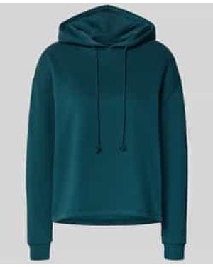 Pieces Regular Fit Hoodie Van Katoenmix, Model 'Chilli' - Groen