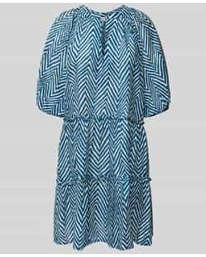 Barts Mini-jurk Met Ruches - Blauw
