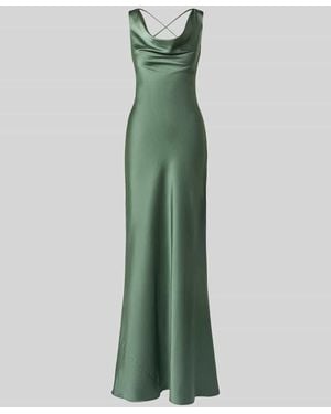 Luxuar Abendkleid mit rückseitiger Schnürung - Grün