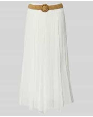 Apricot Midi Rokken - Wit