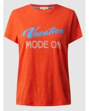 Pj Salvage T-shirt Van Slubjersey - Rood