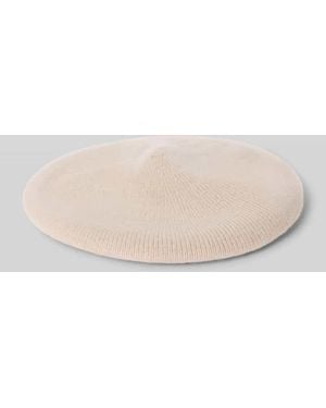 Christian Berg Women Béret aus reinem Kaschmir - Natur