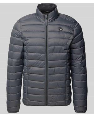 Blend Steppjacke mit Reißverschlusstaschen Modell 'Romsey' - Blau