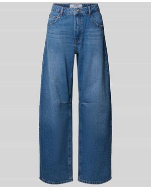 TOPSHOP Barrel Fit Jeans mit Eingrifftaschen Modell 'ALMA' - Blau