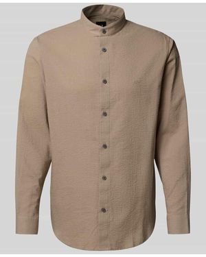 ARMANI EXCHANGE Freizeithemd mit Knopfleiste - Natur
