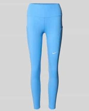 Nike Legging Met Logo En Elastische Band - Blauw