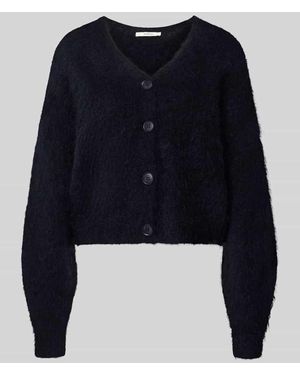 Gestuz Oversized Wolljacke mit Woll- und Mohair-Anteil Modell 'Debbie' - Blau