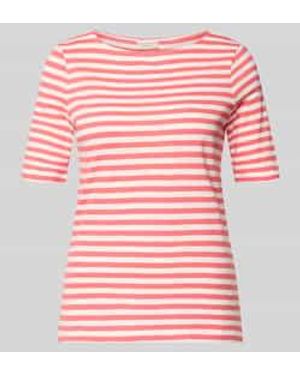 Tom Tailor Regular Fit T-Shirt Van Puur Katoen - Roze