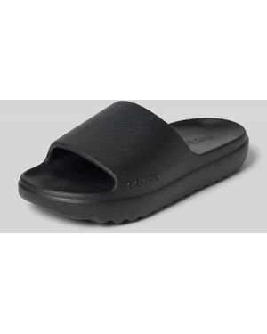 adidas Slides mit Label-Detail Modell 'ADILETTE LUMIA' - Grau