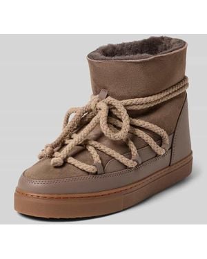 Inuikii Snow Boots mit Label-Stitching Modell 'CLASSIC' - Braun