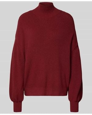 MSCH Copenhagen Strickpullover aus Viskose-Mix Modell 'Magnea' - Rot