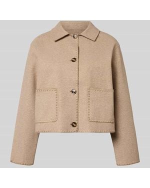 ZABAIONE Jacke mit aufgesetzten Taschen Modell 'Ba44har' - Natur