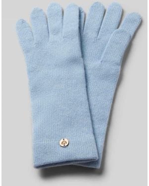Fraas Handschuhe aus reinem Kaschmir - Blau