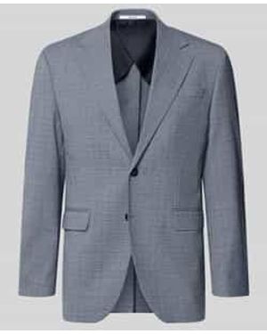 SELECTED Regular Fit Colbert Van Wolmix Model 'Duke' - Blauw