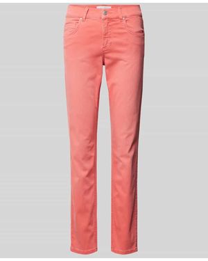 ANGELS Slim Fit Jeans Im 5-Pocket-Design Modell 'Cici' - Pink