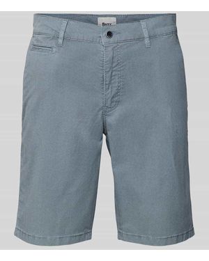 Brax Bermudas mit Leistentasche Modell 'BARI' - Blau
