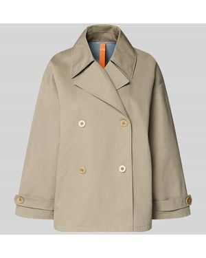 G Lab Trenchjacke mit Reverskragen Modell 'HEATHER' - Natur