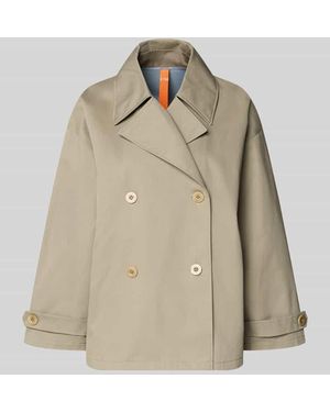 G Lab Trenchjacke mit Reverskragen Modell 'HEATHER' - Natur