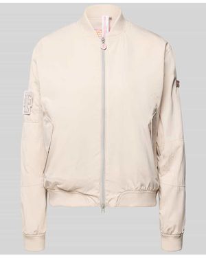 Frieda & Freddies Bomberjacke mit Label-Patches Modell 'BROOKLYN NEO' - Natur