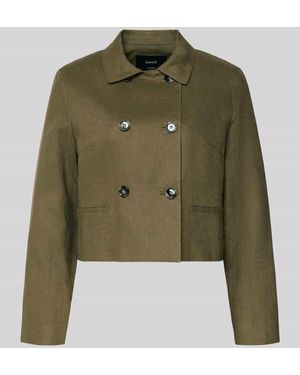 Mango Blazer aus reinem Leinen Modell 'LISTELA' - Grün