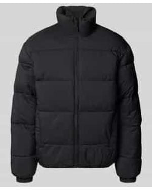 Tom Tailor Regular Fit Buffer Jacket Met Opstaande Kraag - Zwart