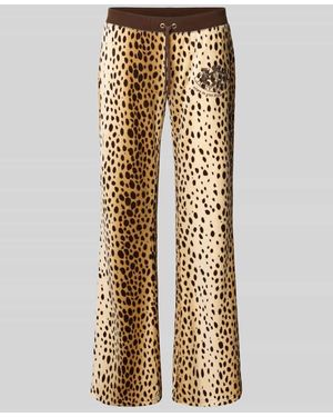 Juicy Couture Sweatpants mit elastischem Bund - Natur