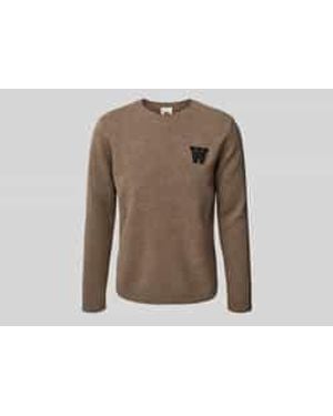 WOOD WOOD Wollen Pullover - Naturel
